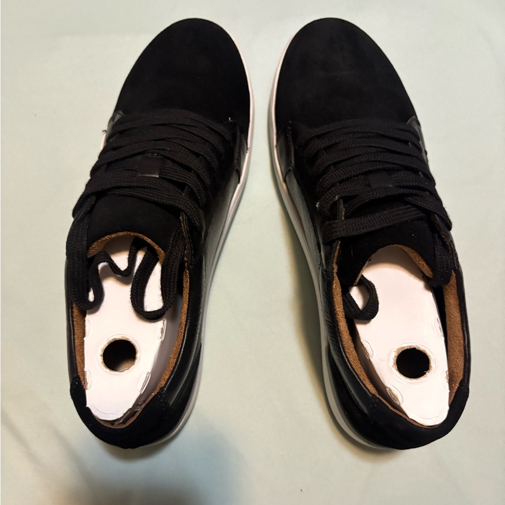Rockport Black and White Women’s Composite Toe Sneakers